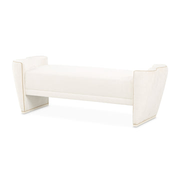 La Terrazza Creamy Pearl/Starlight Bed Bench - Ornate Home