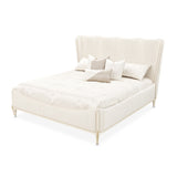 La Terrazza Creamy Pearl/Starlight Panel Bed - Ornate Home