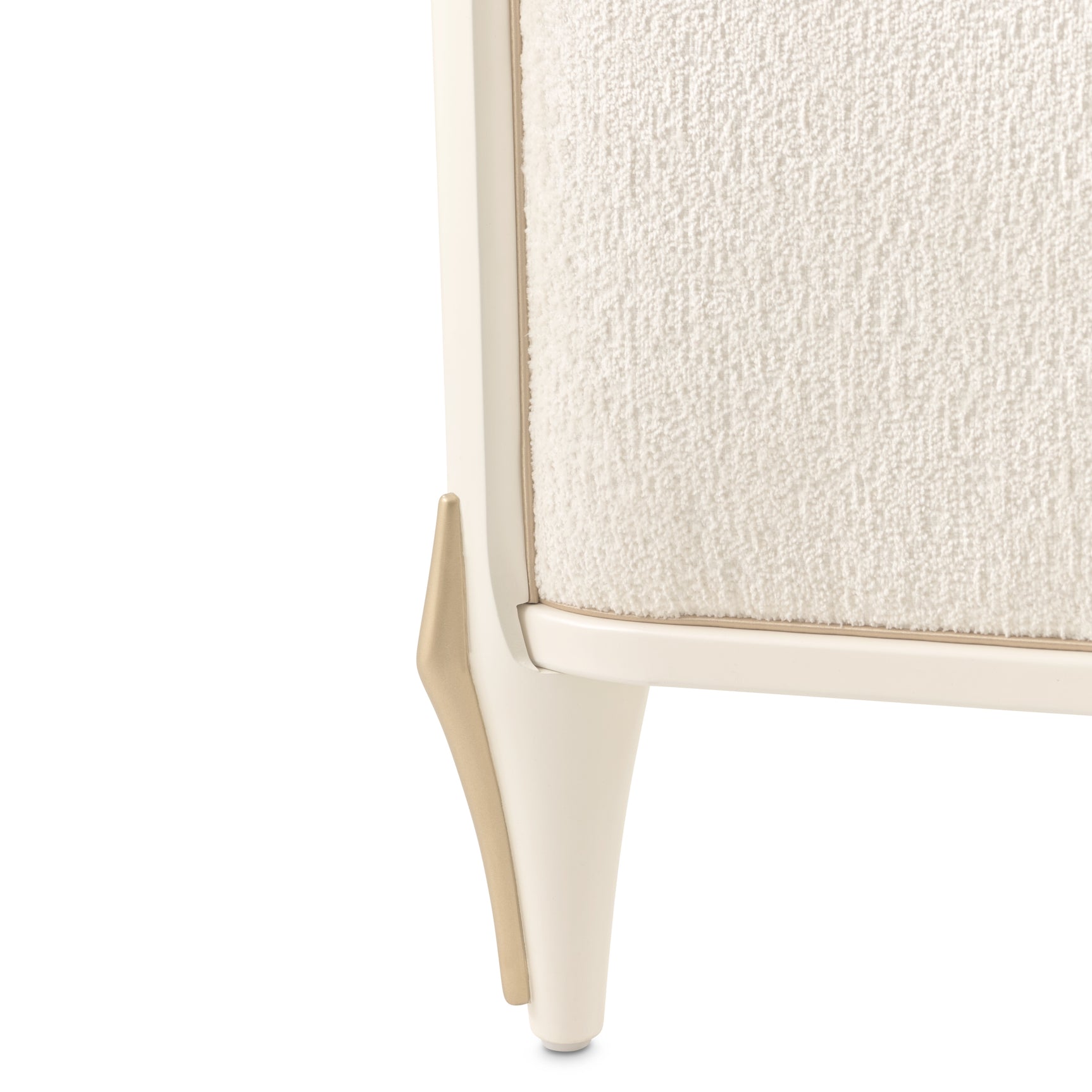La Terrazza Creamy Pearl/Starlight Panel Bed - Ornate Home
