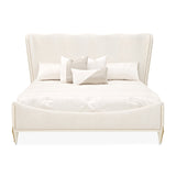 La Terrazza Creamy Pearl/Starlight Panel Bed - Ornate Home