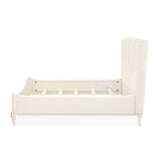 La Terrazza Creamy Pearl/Starlight Panel Bed - Ornate Home