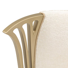 La Terrazza Creamy Pearl/Starlight Vanity Chair - Ornate Home