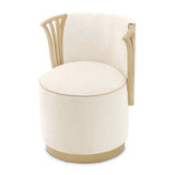 La Terrazza Creamy Pearl/Starlight Vanity Chair - Ornate Home