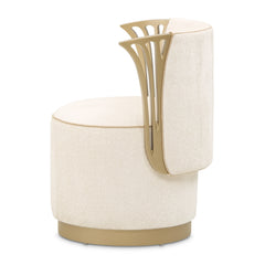 La Terrazza Creamy Pearl/Starlight Vanity Chair - Ornate Home