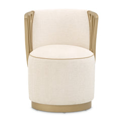 La Terrazza Creamy Pearl/Starlight Vanity Chair - Ornate Home