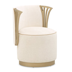 La Terrazza Creamy Pearl/Starlight Vanity Chair - Ornate Home