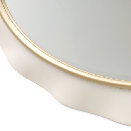 La Terrazza Creamy Pearl Wall Mirror - Ornate Home