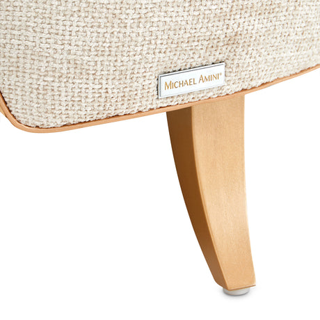 La Terrazza Light Champagne/Cappuccino Accent Chair - Ornate Home