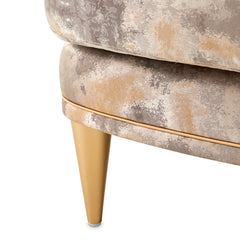 La Terrazza Light Champagne/Cappuccino Accent Chair - Ornate Home
