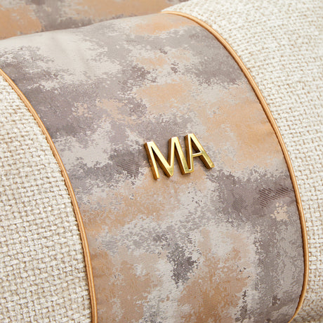 La Terrazza Light Champagne/Cappuccino Accent Chair - Ornate Home