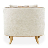 La Terrazza Light Champagne/Cappuccino Accent Chair - Ornate Home