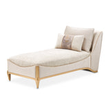 La Terrazza Light Champagne/Cappuccino Chaise - Ornate Home