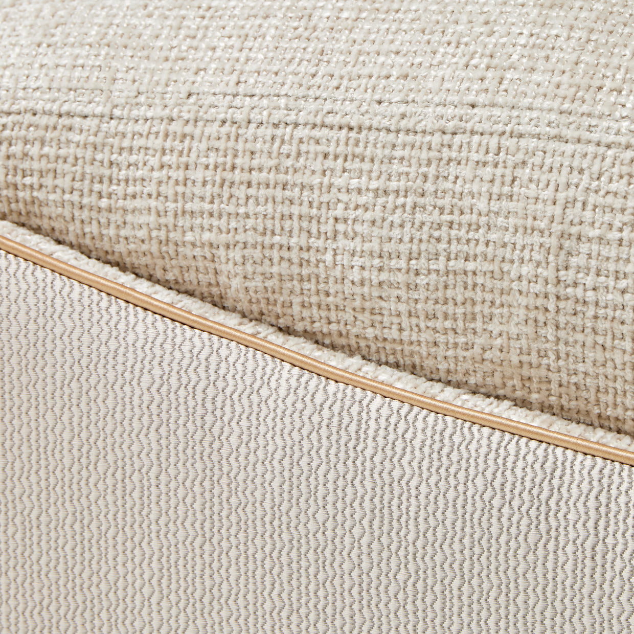 La Terrazza Light Champagne/Cappuccino Chaise - Ornate Home