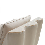 La Terrazza Light Champagne/Cappuccino Chaise - Ornate Home