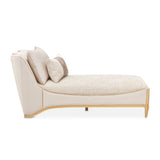 La Terrazza Light Champagne/Cappuccino Chaise - Ornate Home