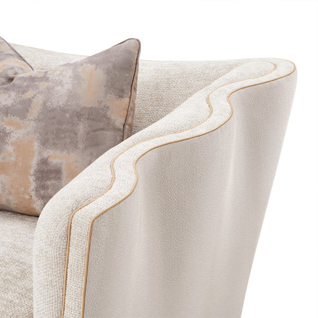 La Terrazza Light Champagne/Cappuccino Matching Chair - Ornate Home