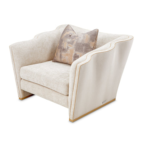 La Terrazza Light Champagne/Cappuccino Matching Chair - Ornate Home