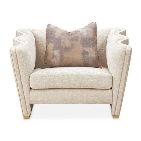 La Terrazza Light Champagne/Cappuccino Matching Chair - Ornate Home