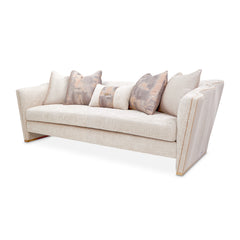 La Terrazza Light Champagne/Cappuccino Sofa - Ornate Home