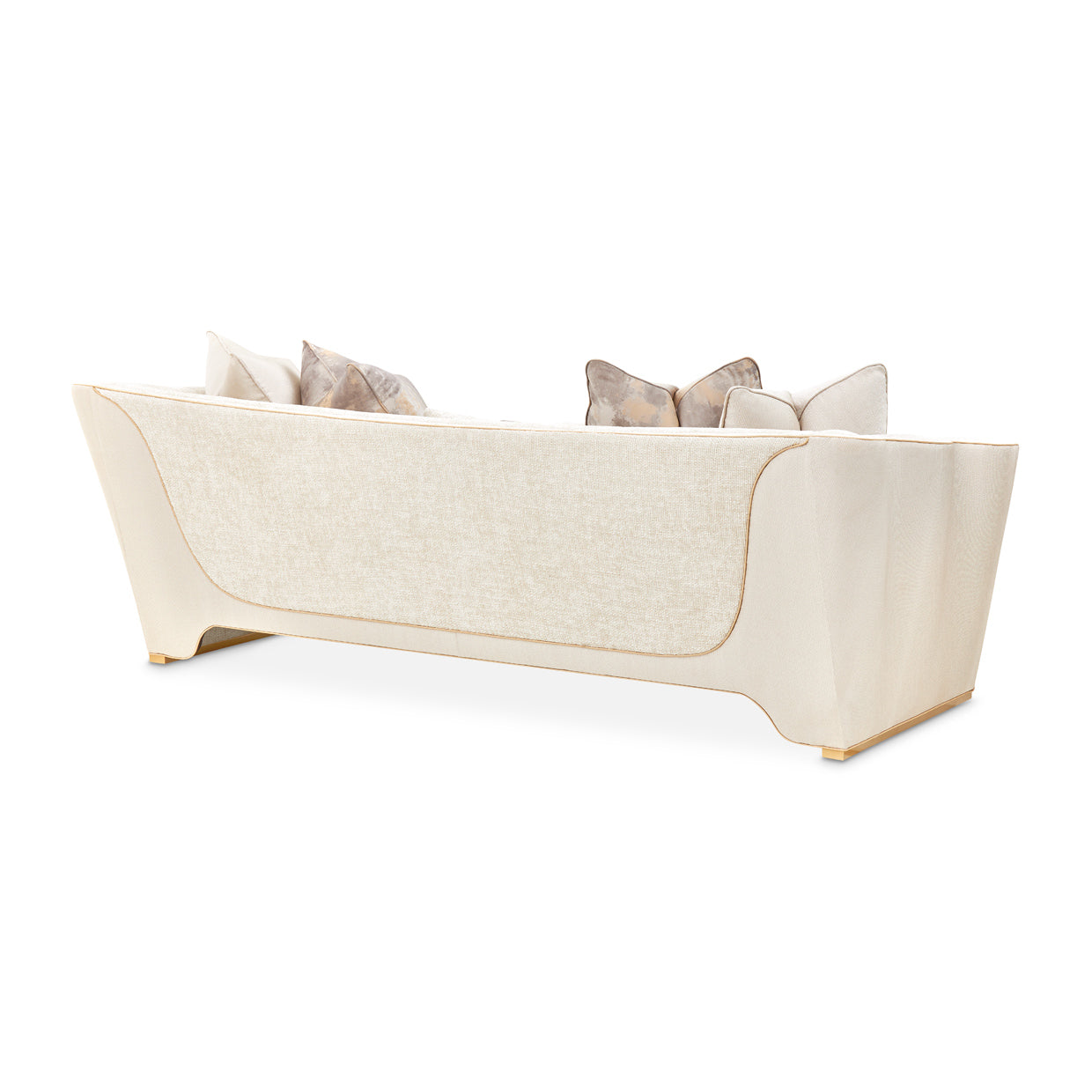 La Terrazza Light Champagne/Cappuccino Sofa - Ornate Home