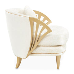 La Terrazza Light Champagne/Starlight Accent Chair - Ornate Home