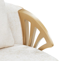 La Terrazza Light Champagne/Starlight Accent Chair - Ornate Home