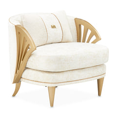 La Terrazza Light Champagne/Starlight Accent Chair - Ornate Home