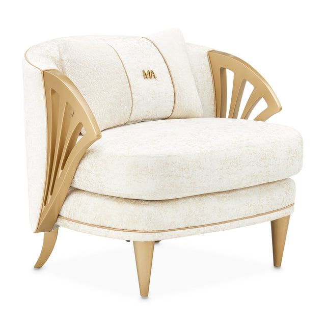 La Terrazza Light Champagne/Starlight Accent Chair - Ornate Home