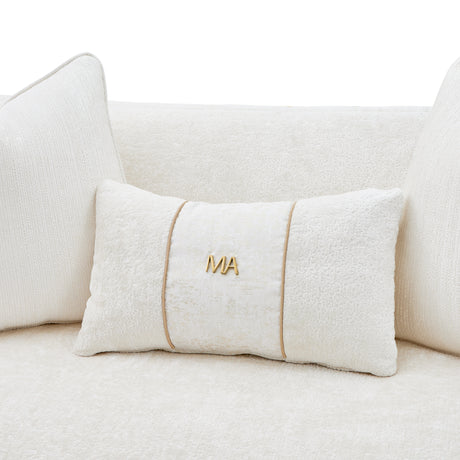La Terrazza Light Champagne/Starlight Sofa - Ornate Home