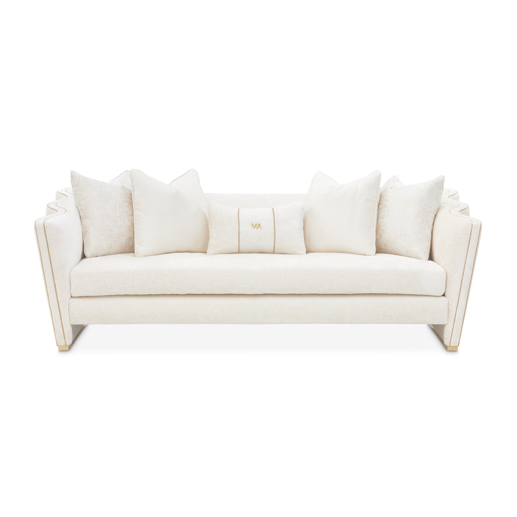 La Terrazza Light Champagne/Starlight Sofa - Ornate Home