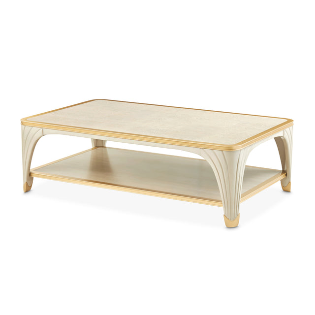 La Terrazza Silver Mist Rectangular Cocktail Table - Ornate Home