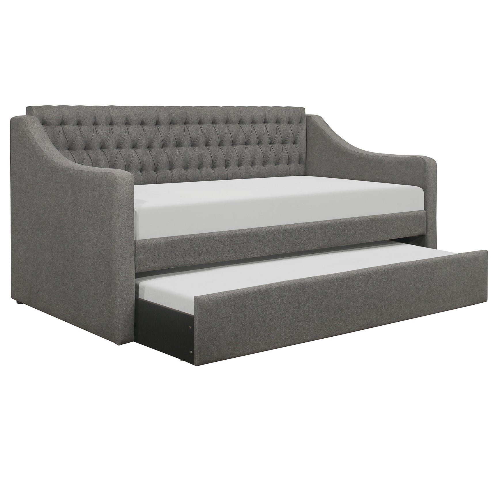Labelle Dark Gray Daybed with Trundle - Ornate Home