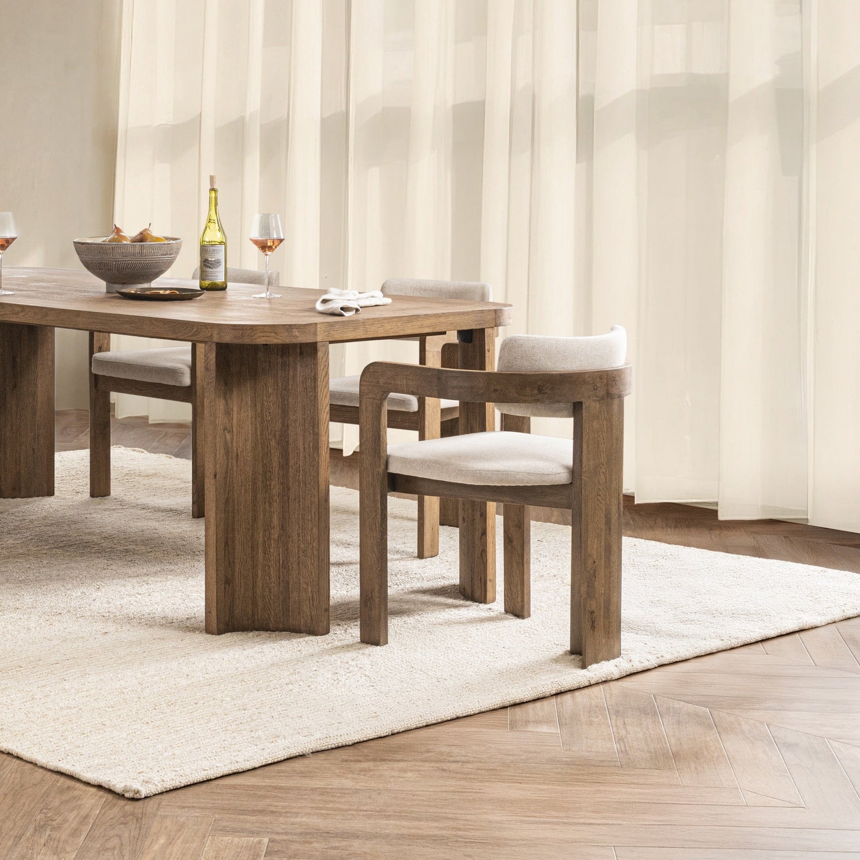 Labelle Tan Oak Dining Chair - Ornate Home