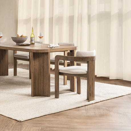 Labelle Tan Oak Dining Chair - Ornate Home