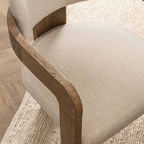 Labelle Tan Oak Dining Chair - Ornate Home