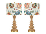 Laboheme Natural/Multicolor Table Lamp (Set of 2) - Ornate Home