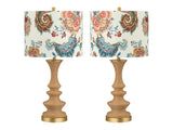 Laboheme Natural/Multicolor Table Lamp (Set of 2) - Ornate Home