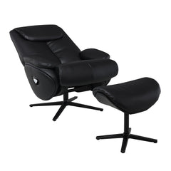 Labonita Gray Motıon Accent Chair W/Swivel & Ottoman - Ornate Home