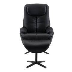 Labonita Gray Motion Accent Chair W/Swivel & Ottoman - Ornate Home