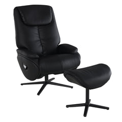 Labonita Gray Motion Accent Chair W/Swivel & Ottoman - Ornate Home