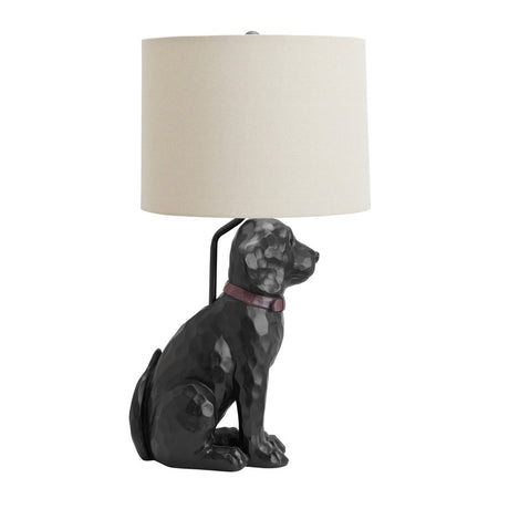 Labrador Black/Brown Table Lamp - Ornate Home