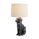 Labrador Black/Brown Table Lamp - Ornate Home