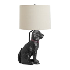 Labrador Black/Brown Table Lamp (Set of 2) - Ornate Home