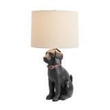 Labrador Black/Brown Table Lamp (Set of 2) - Ornate Home