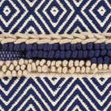 Labrador Navy Diamond Chevron Throw Pillow - Clearance - Ornate Home