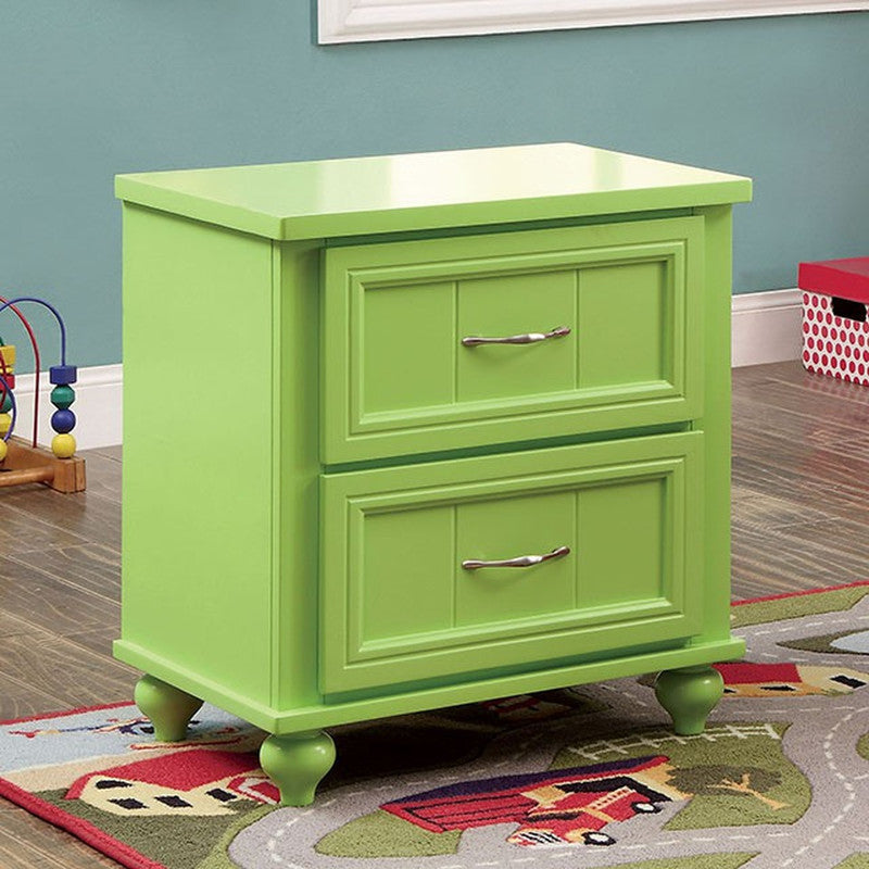 Lacey Apple Green Nightstand - Ornate Home