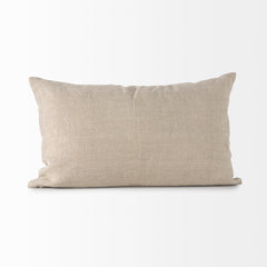 Lacey Beige/White 13x21 Decorative Pillow Cover