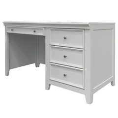 Lacey White Computer Desk - Ornate Home