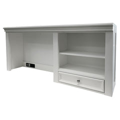 Lacey White Computer Hutch - Ornate Home