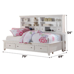 Lacey White Daybed (Full Size) - Ornate Home